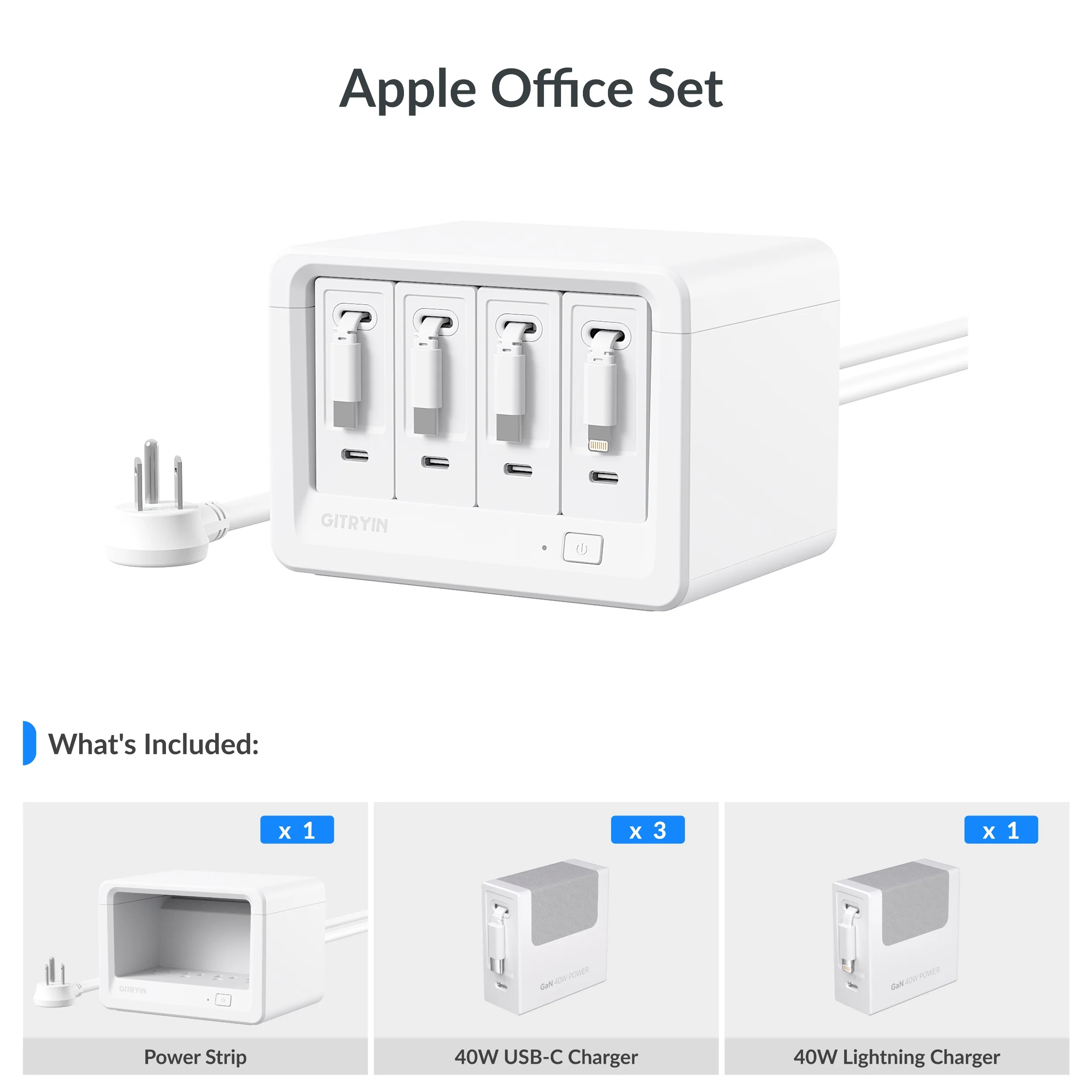 Gitryin Desktop Charging Station 12-in-1 (40W Combo) - Image 15