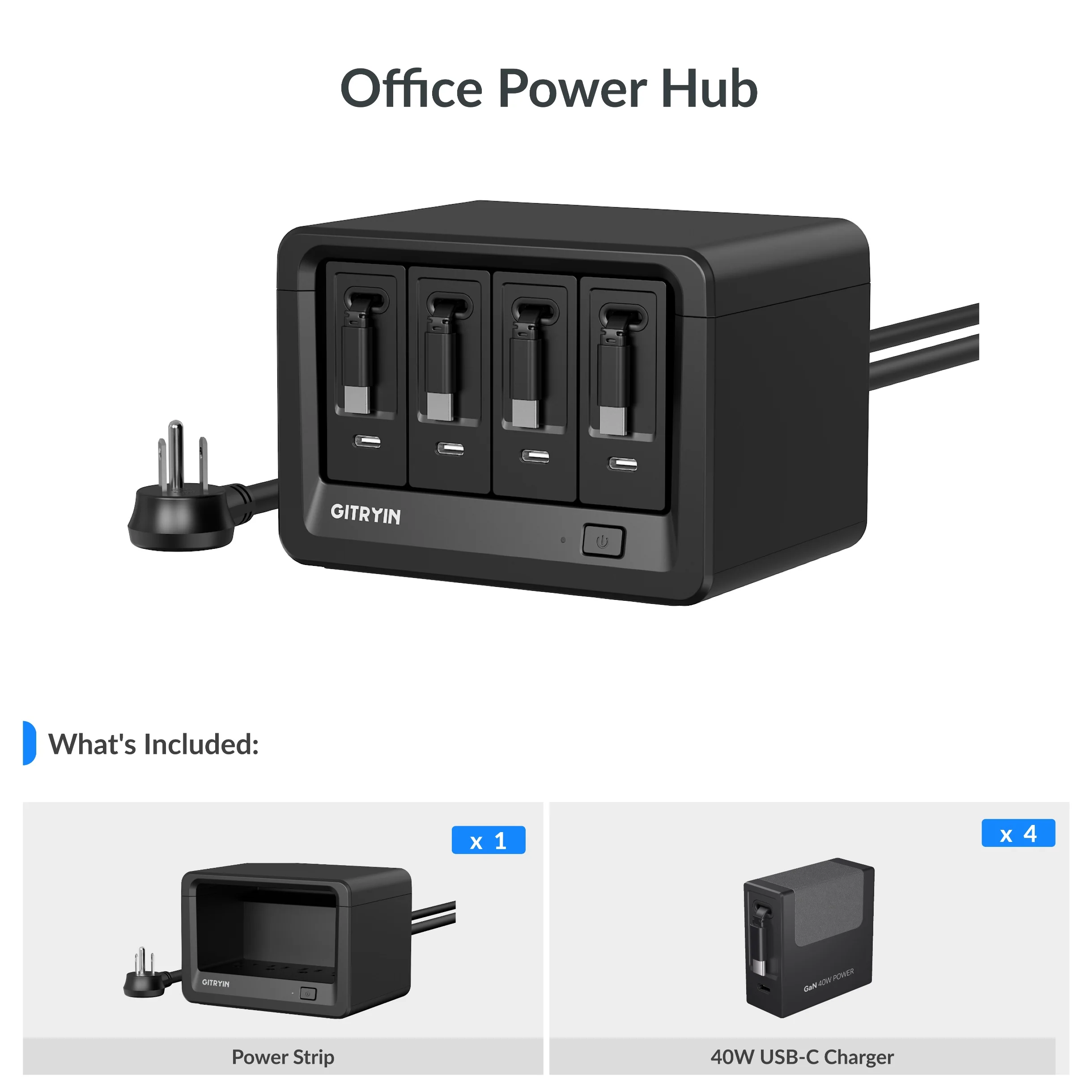 Gitryin Desktop Charging Station 12-in-1 (40W Combo) - Image 29