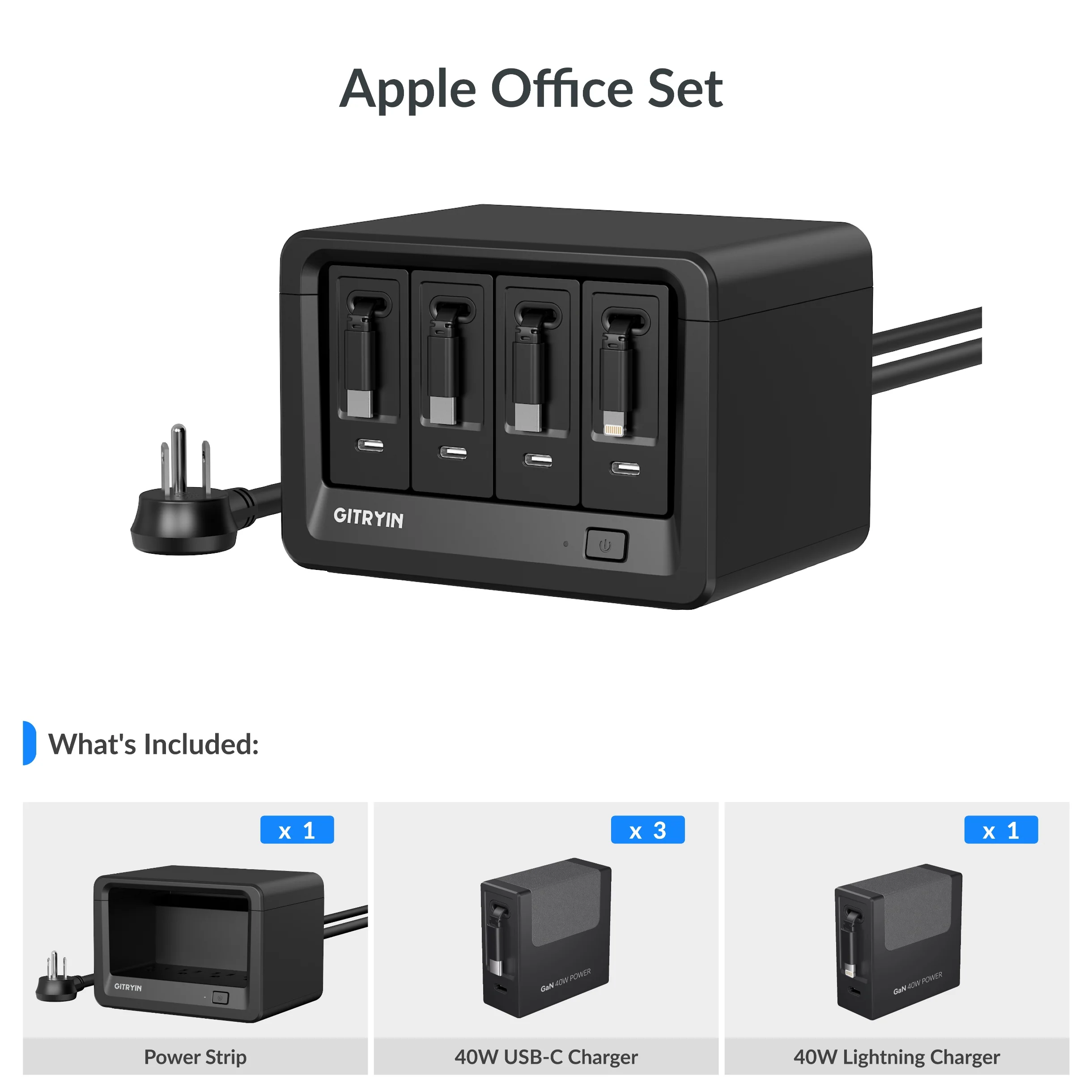Gitryin Desktop Charging Station 12-in-1 (40W Combo) - Image 30