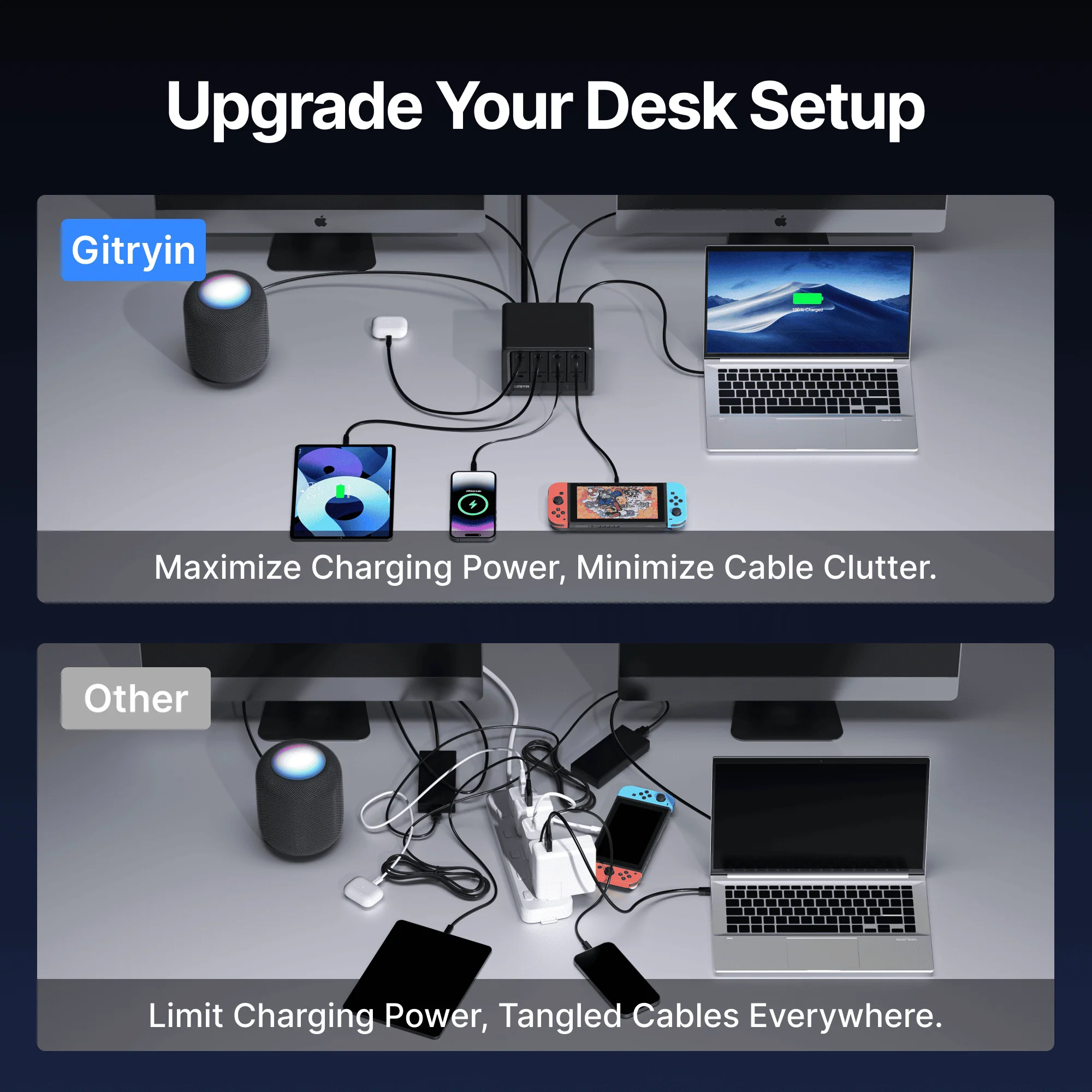 Gitryin Desktop Charging Station 12-in-1 (40W Combo) - Image 18