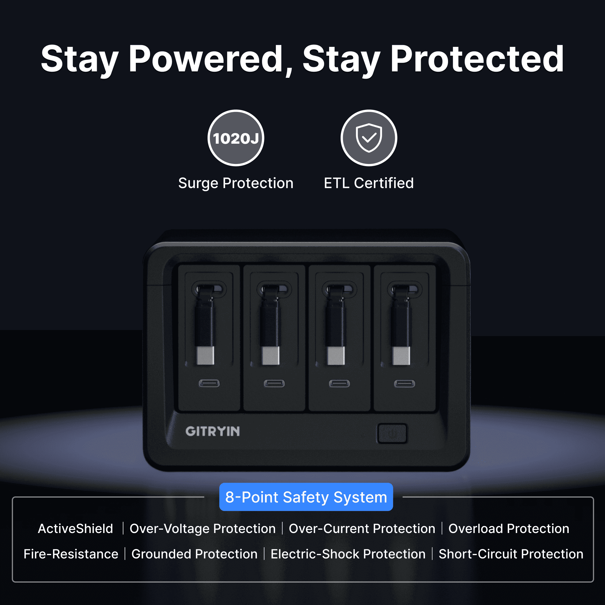 Gitryin Desktop Charging Station 12-in-1 (40W Combo) - Image 25