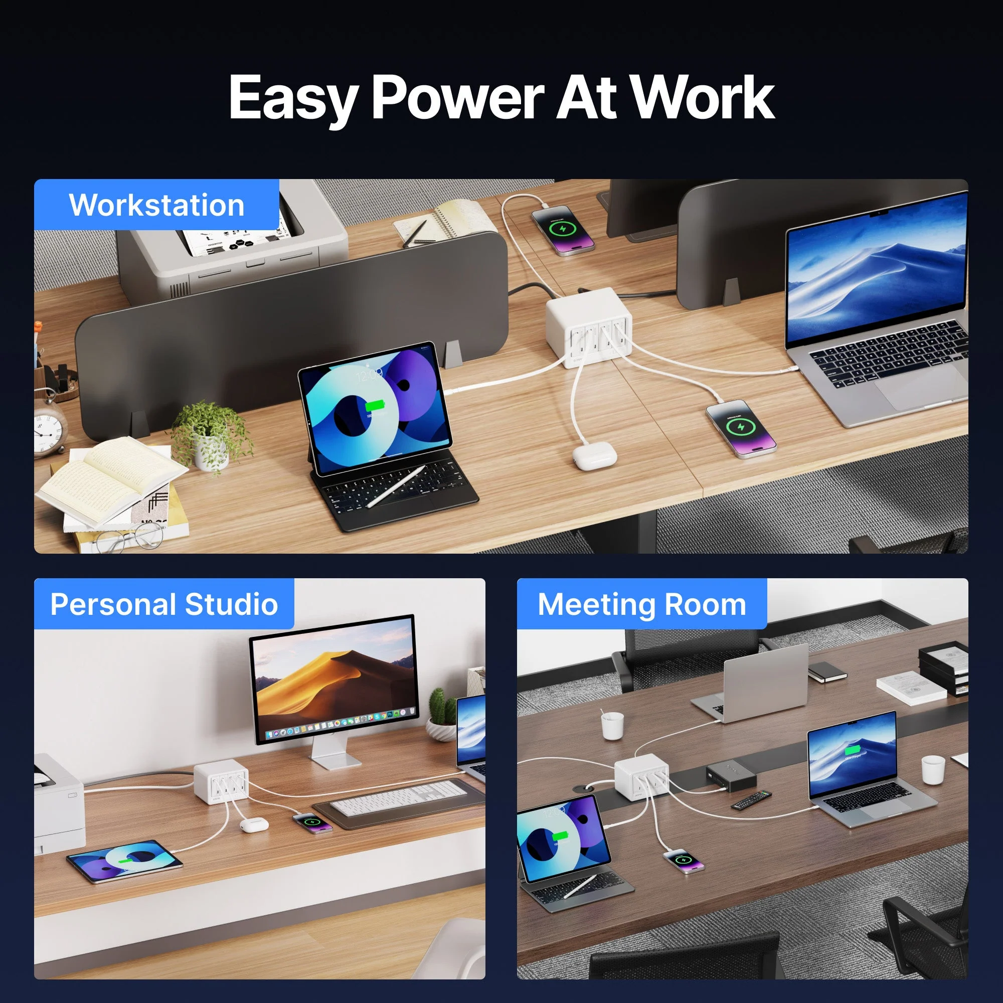 Gitryin Desktop Charging Station 12-in-1 (65W Combo) - Image 10