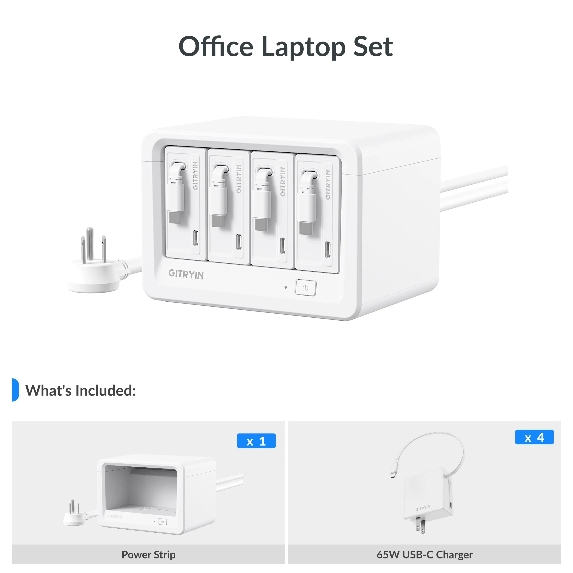 Gitryin Desktop Charging Station 12-in-1 (65W Combo) - Image 12