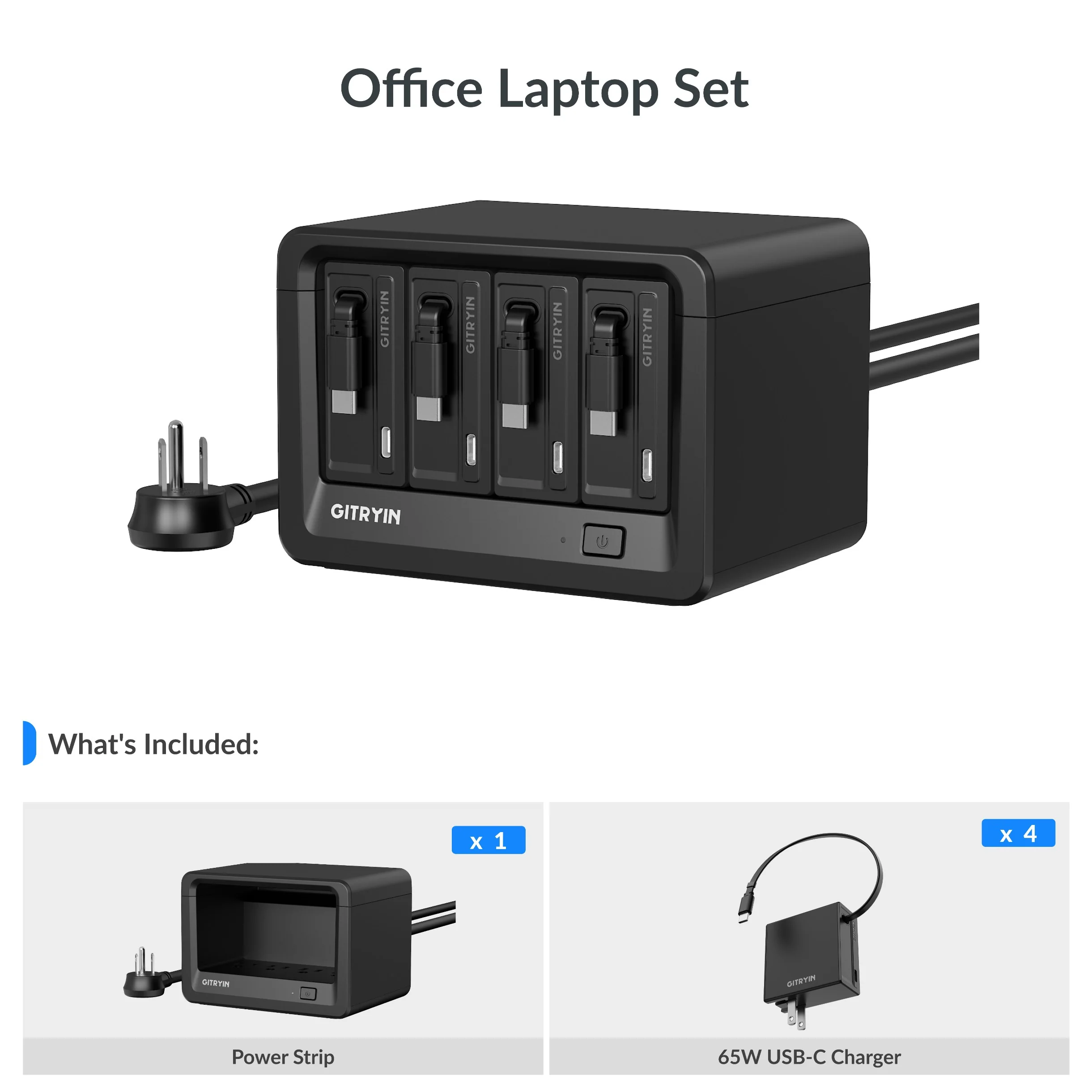 Gitryin Desktop Charging Station 12-in-1 (65W Combo) - Image 13