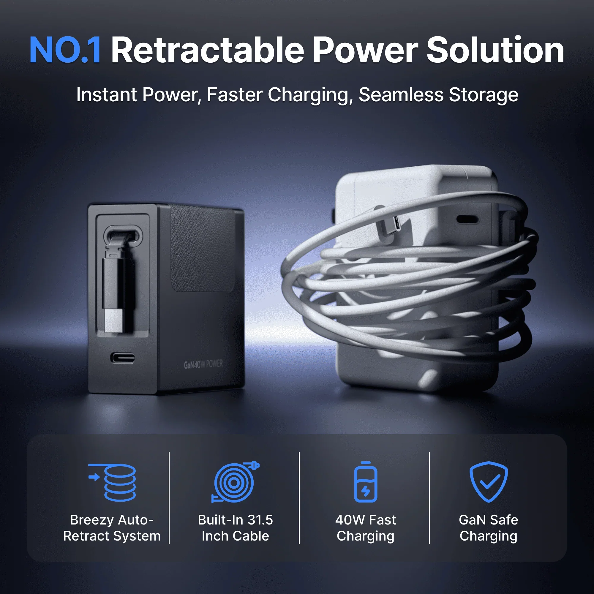 Gitryin Retractable 40W Charger for 3C Devices - Image 16