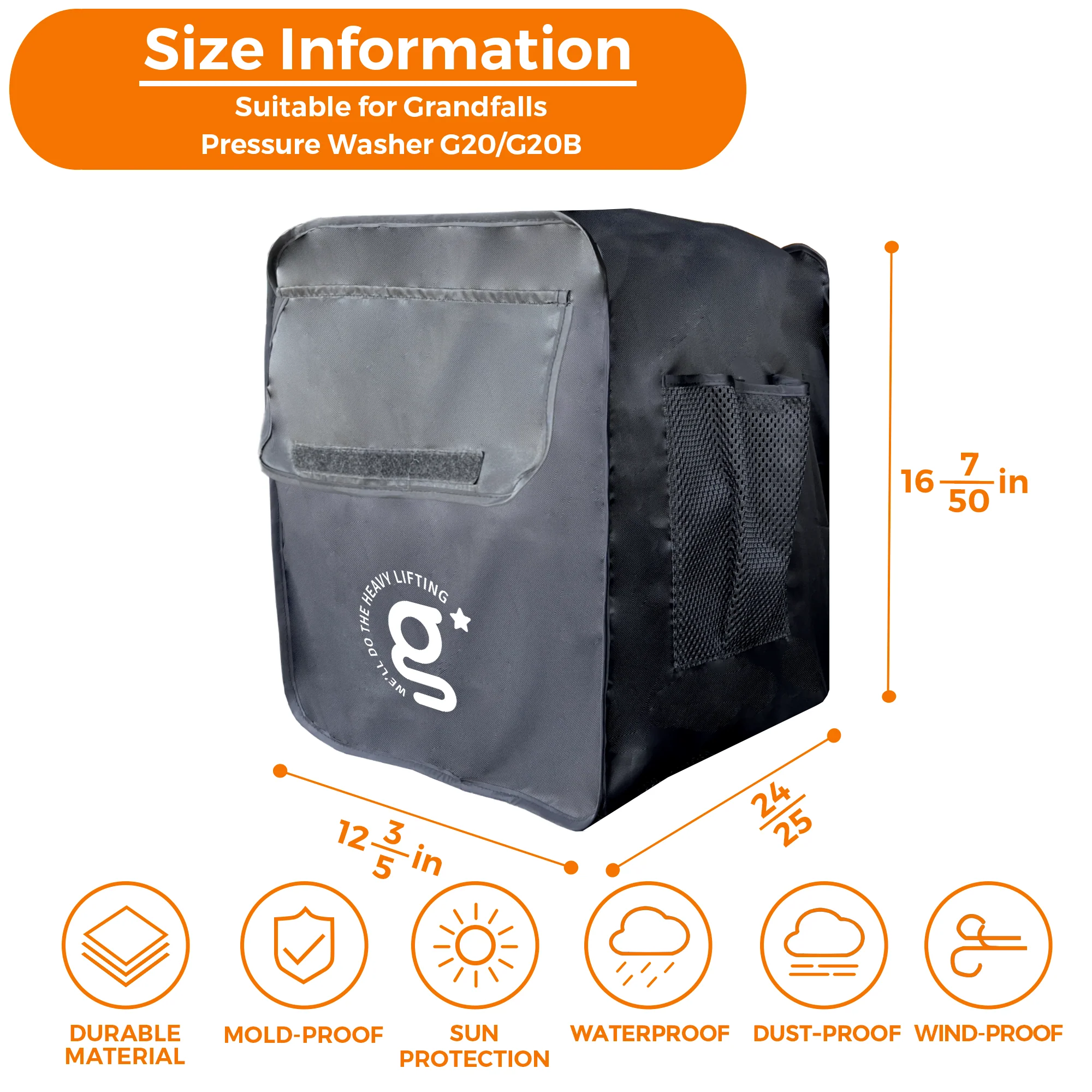 Grandfalls Retractable Pressure Washer Cover - Image 7