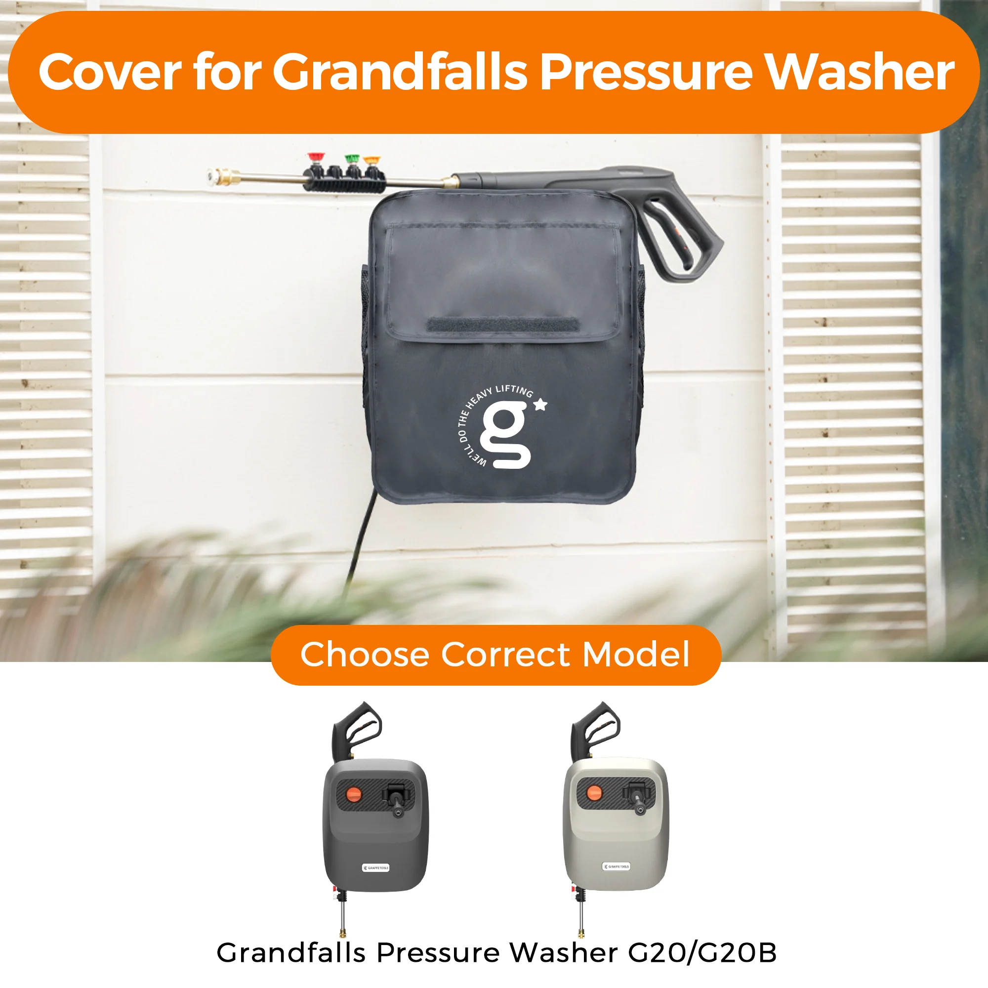 Grandfalls Retractable Pressure Washer Cover - Image 9