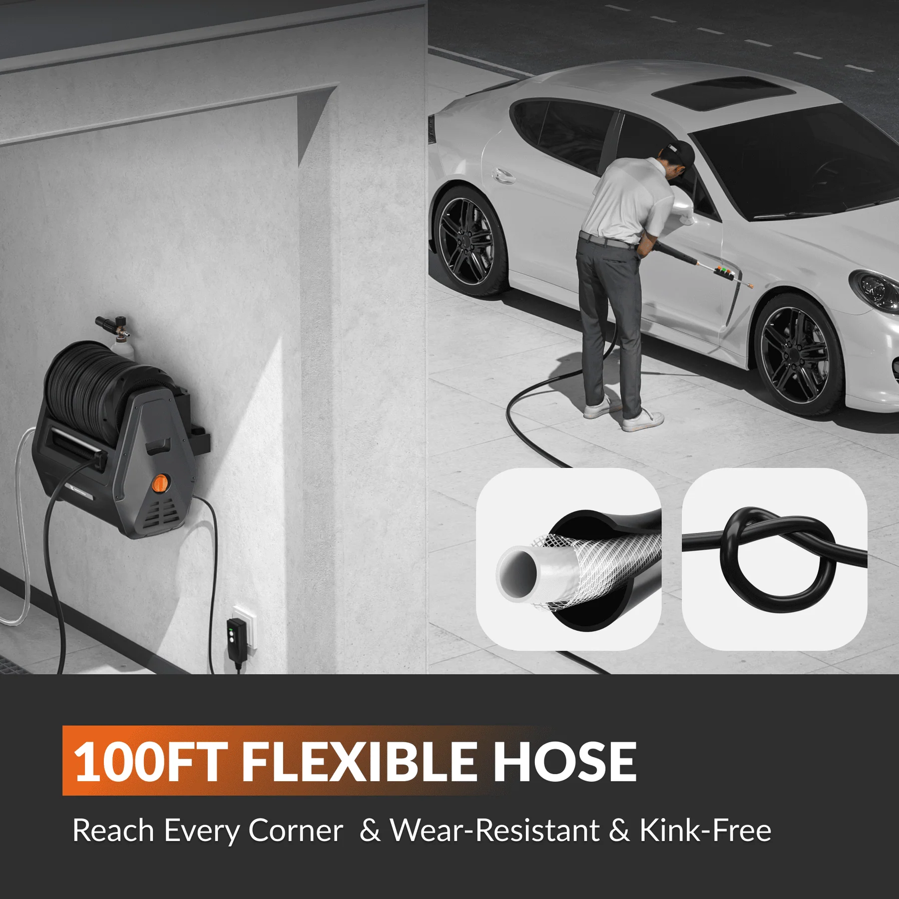 Grandfalls Retractable Pressure Washer Essential - Image 4