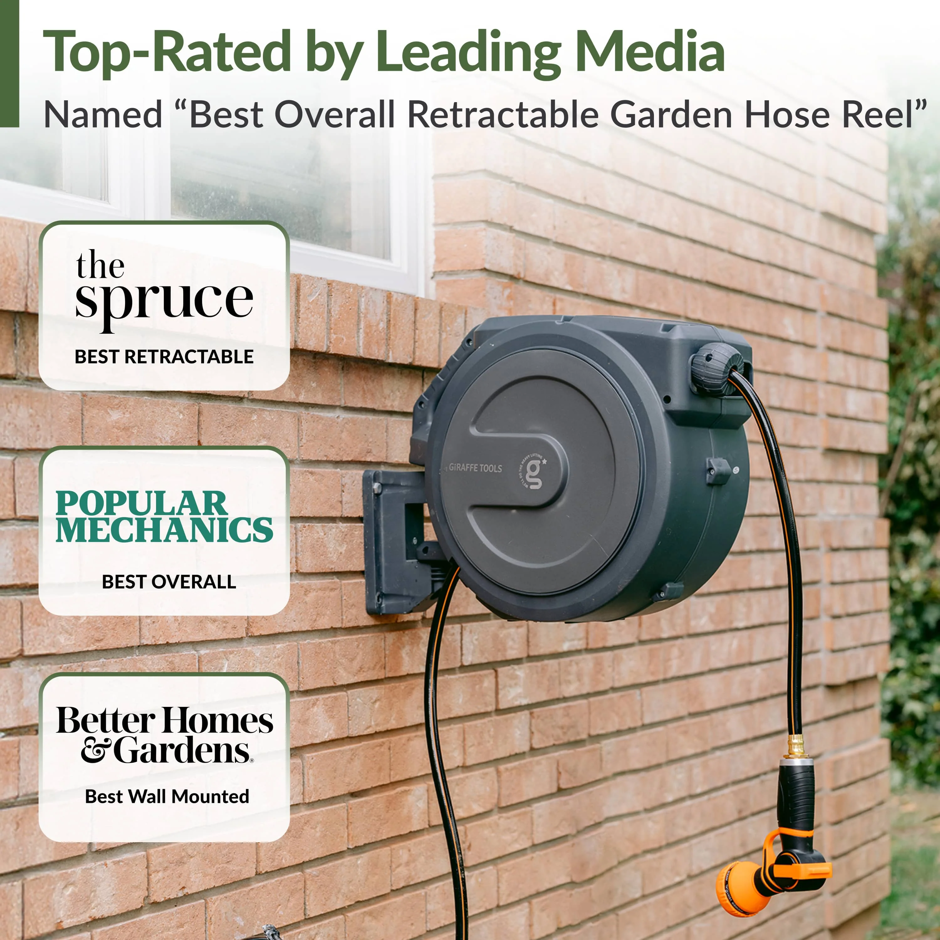 Retractable Garden Hose Reel-1/2in-100ft - Image 11