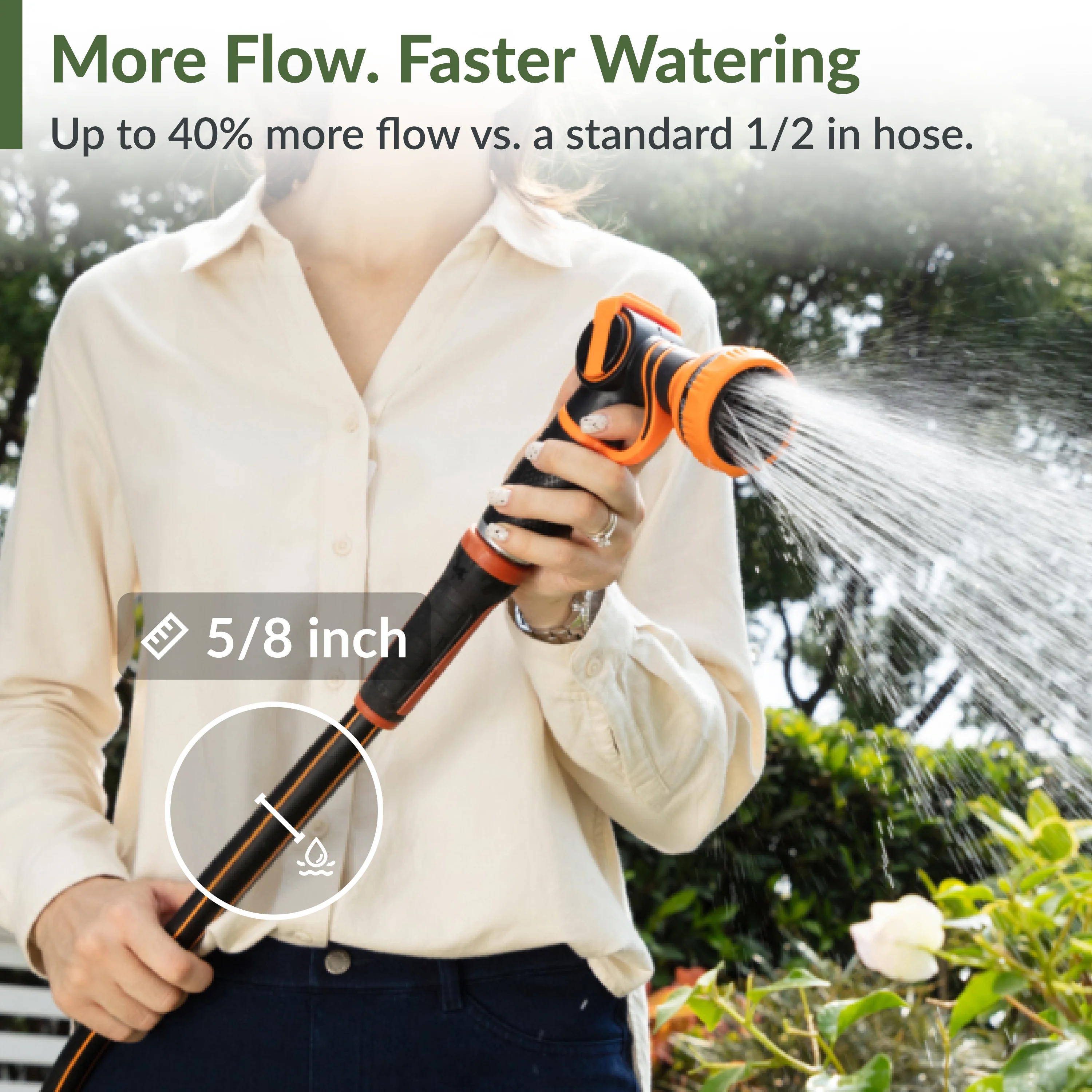 Retractable Garden Hose Reel-5/8in-115ft - Image 5