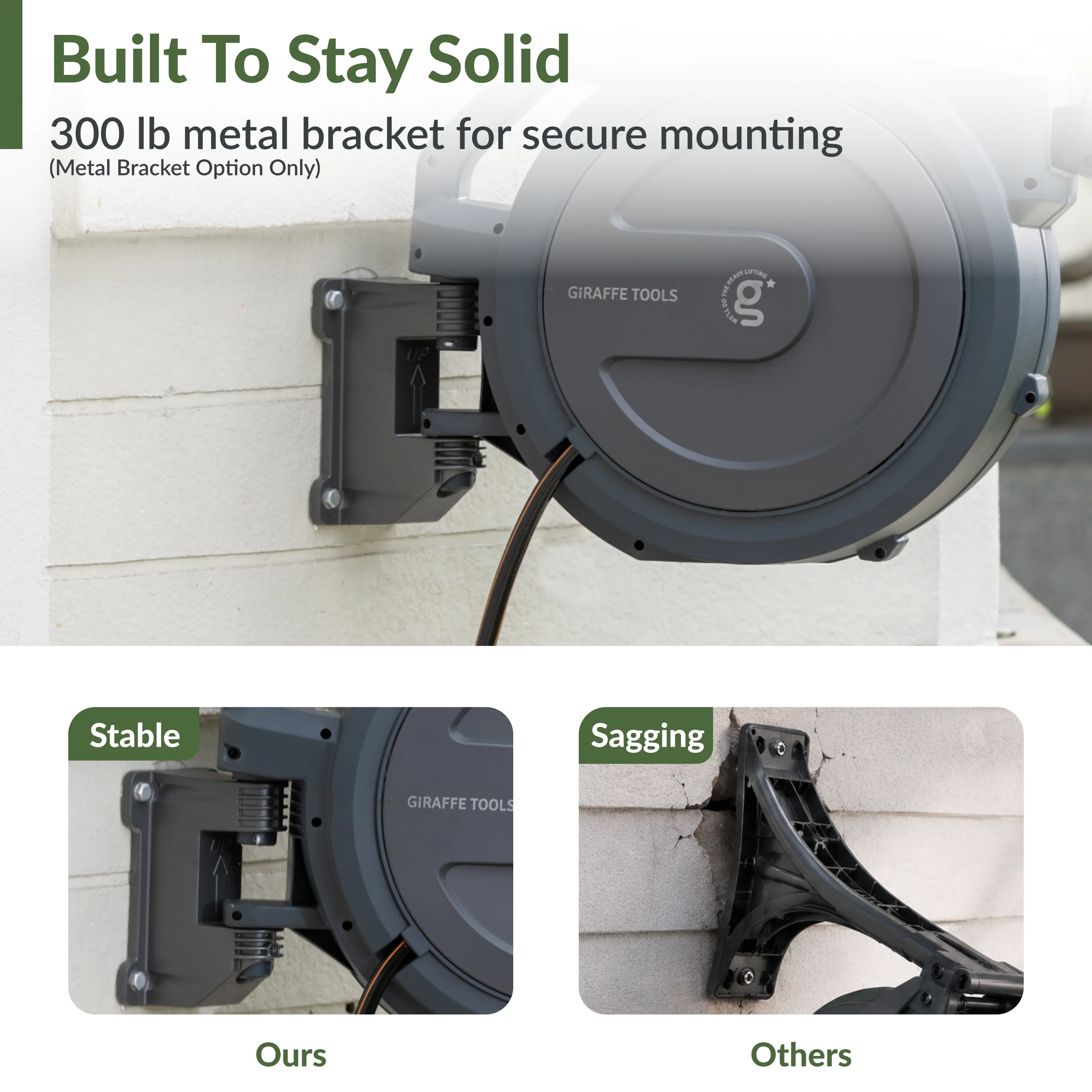 Retractable Garden Hose Reel-1/2in-100ft - Image 6